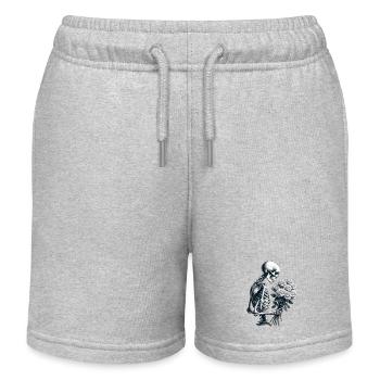 Ewige Eleganz - Kinder Organic Joggingshorts Mini Bolter von Stanley/Stella - Grau meliert - Vorne