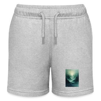 Affiche Geo Nature Paint 17 - Short de jogging enfant bio Stanley/Stella - gris chiné - Devant