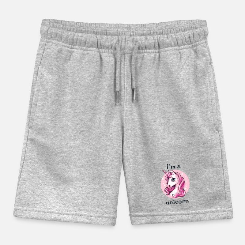 Ich bin ein Einhorn Kinder Organic Joggingshorts Mini Bolter von Stanley/Stella
