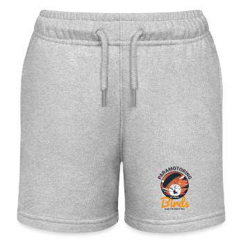 Motorschirmpilot Motorschirm Motorschirm - Kinder Organic Joggingshorts Mini Bolter von Stanley/Stella - Grau meliert - Vorne
