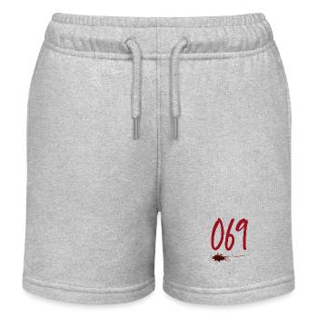 Code postal Francfort 069 - Short de jogging enfant bio Stanley/Stella - gris chiné - Devant