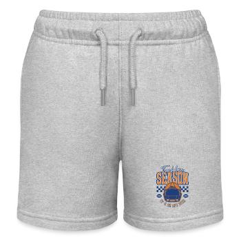 Football Touchdown Season - Kids Organic Sweat Shorts by Stanley/Stella - heather grey - Front