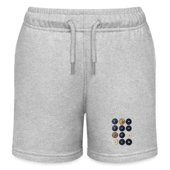 Zeitloses Sportmotiv Geschenk - Kinder Organic Joggingshorts Mini Bolter von Stanley/Stella - Grau meliert - Vorne
