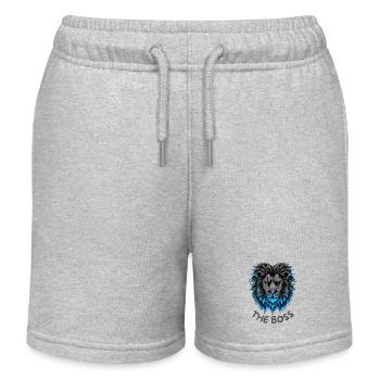 LE ROI - Short de jogging enfant bio Stanley/Stella - gris chiné - Devant
