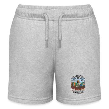 Women day - Kids Organic Sweat Shorts by Stanley/Stella - heather grey - Front
