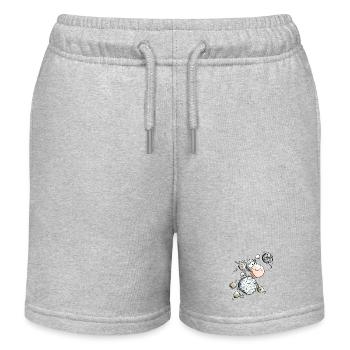 Sportliches Schaf - Kinder Organic Joggingshorts Mini Bolter von Stanley/Stella - Grau meliert - Vorne