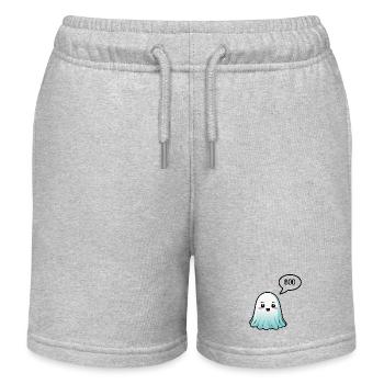 Geist - Kinder Organic Joggingshorts Mini Bolter von Stanley/Stella - Grau meliert - Vorne