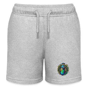 Paon - Short de jogging enfant bio Stanley/Stella - gris chiné - Devant