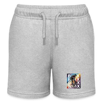 BMX  - Kinder Organic Joggingshorts Mini Bolter von Stanley/Stella - Grau meliert - Vorne