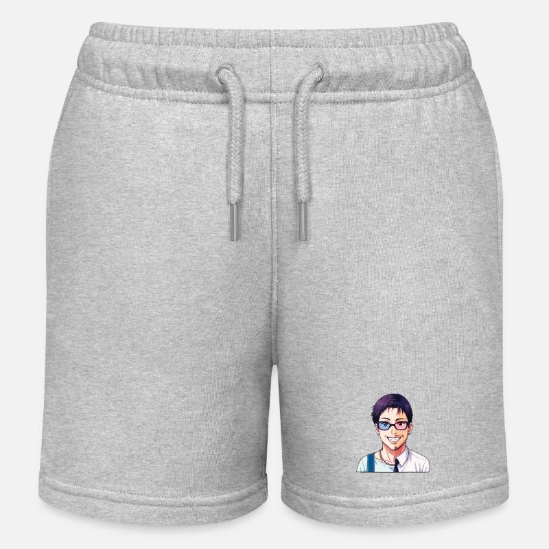 JUNGE TRAF MÄDCHEN – nette Leute - Kinder Organic Joggingshorts Mini Bolter von Stanley/Stella - Grau meliert