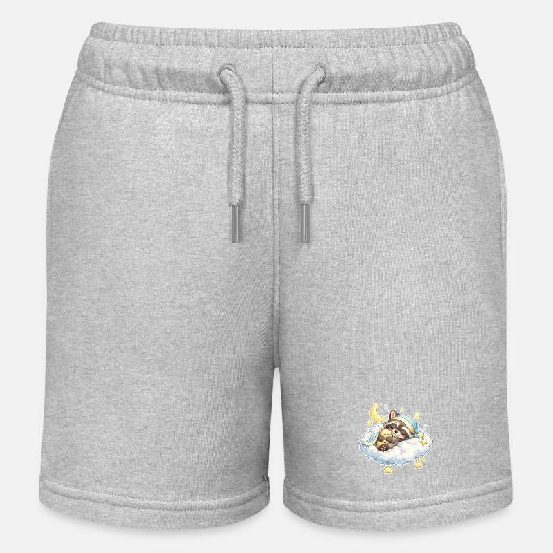 Baby_Oskar-_Lune_-_Sterne - Short de jogging enfant bio Stanley/Stella - gris chiné