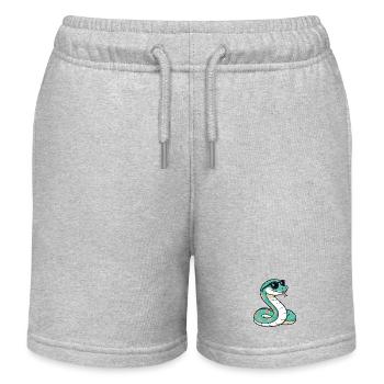 Snake Casual Sunglasses - Kids Organic Sweat Shorts by Stanley/Stella - heather grey - Front