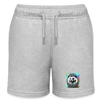 Igel - Kinder Organic Joggingshorts Mini Bolter von Stanley/Stella - Grau meliert - Vorne