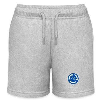 Du kannst den Ozean nicht im... (Maritimes Shirt) - Kinder Organic Joggingshorts Mini Bolter von Stanley/Stella - Grau meliert - Vorne