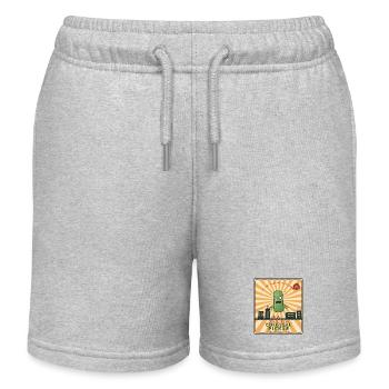 Kolossale Pickle-Attacke - Kinder Organic Joggingshorts Mini Bolter von Stanley/Stella - Grau meliert - Vorne