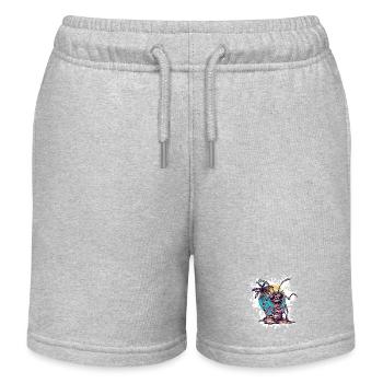 Ant Summer Holiday - Kids Organic Sweat Shorts by Stanley/Stella - heather grey - Front