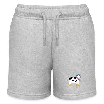 À l’époque de mon pays - Short de jogging enfant bio Stanley/Stella - gris chiné - Devant