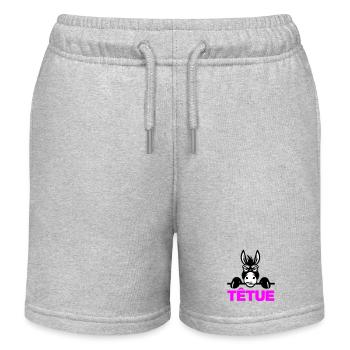 Hartnäckig - Kinder Organic Joggingshorts Mini Bolter von Stanley/Stella - Grau meliert - Vorne