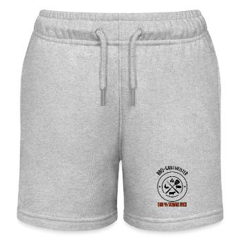 BBQ-Grillmeister 100 % Vegan frei - Kinder Organic Joggingshorts Mini Bolter von Stanley/Stella - Grau meliert - Vorne