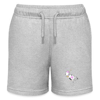 vache comique détendue - Short de jogging enfant bio Stanley/Stella - gris chiné - Devant