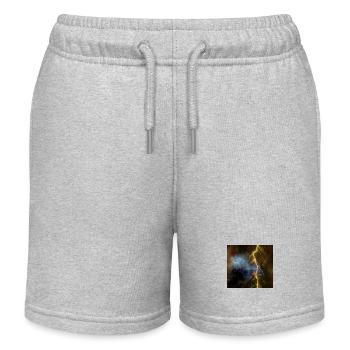 Blitz - Kinder Organic Joggingshorts Mini Bolter von Stanley/Stella - Grau meliert - Vorne