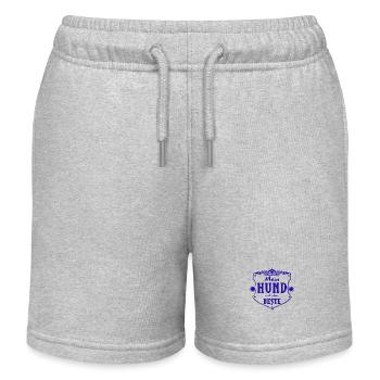 Mein Hund - Kinder Organic Joggingshorts Mini Bolter von Stanley/Stella - Grau meliert - Vorne