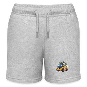 Krankenwagen Junior - Kinder Organic Joggingshorts Mini Bolter von Stanley/Stella - Grau meliert - Vorne