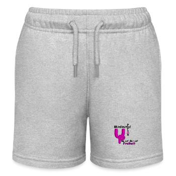 Pass auf dich auf Freiheit - Kinder Organic Joggingshorts Mini Bolter von Stanley/Stella - Grau meliert - Vorne