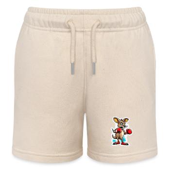 Känguru / Tier / Australien / Beuteltier / Outback - Kinder Organic Joggingshorts Mini Bolter von Stanley/Stella - Natur - Vorne
