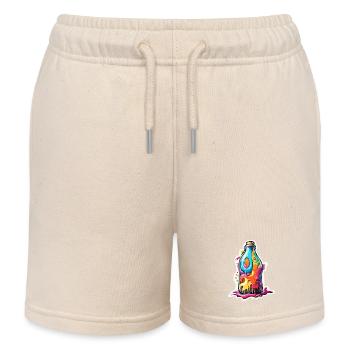 Bouteille magique / en liège / colorée / colorée - Short de jogging enfant bio Stanley/Stella - écru doux - Devant