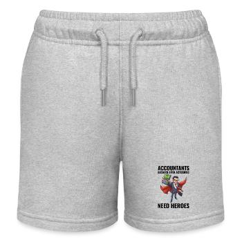Buchhalter Buchhaltung Buchhaltung Finanzen Lustig - Kinder Organic Joggingshorts Mini Bolter von Stanley/Stella - Grau meliert - Vorne