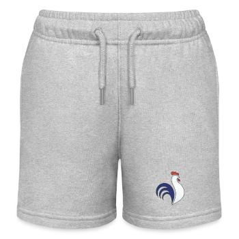 Sport - Kinder Organic Joggingshorts Mini Bolter von Stanley/Stella - Grau meliert - Vorne