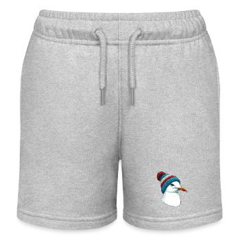 Möwe - Kinder Organic Joggingshorts Mini Bolter von Stanley/Stella - Grau meliert - Vorne