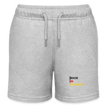 Made in Germany - Kinder Organic Joggingshorts Mini Bolter von Stanley/Stella - Grau meliert - Vorne