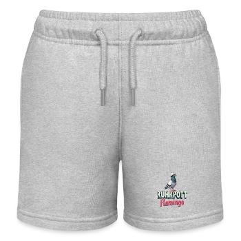 Ruhrgebiet Ruhrpott Flamingo Taube - Kinder Organic Joggingshorts Mini Bolter von Stanley/Stella - Grau meliert - Vorne