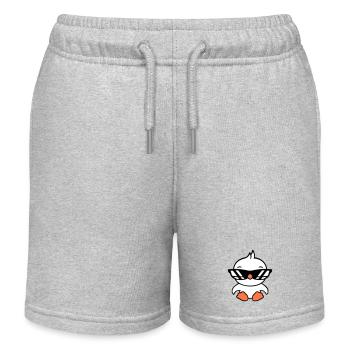 Vogel Sonnenbrille Cool schwarze Brille Coolness - Kinder Organic Joggingshorts Mini Bolter von Stanley/Stella - Grau meliert - Vorne