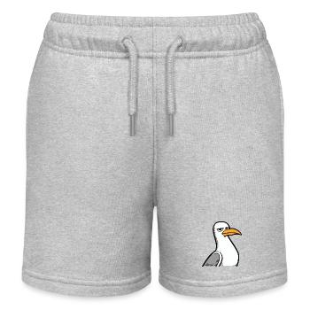 Vue sur la mouette - Short de jogging enfant bio Stanley/Stella - gris chiné - Devant