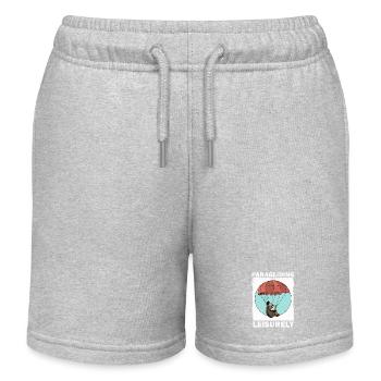 Parapente Relaxation Design - Short de jogging enfant bio Stanley/Stella - gris chiné - Devant