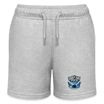 DEEP END PUCK - Kids Organic Sweat Shorts by Stanley/Stella - heather grey - Front