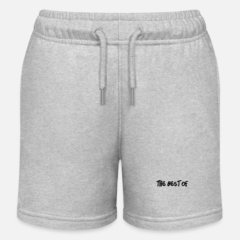 MAÎTRESSE. MERCI. MERCI MAÎTRESSE. CADEAU - Short de jogging enfant bio Stanley/Stella - gris chiné