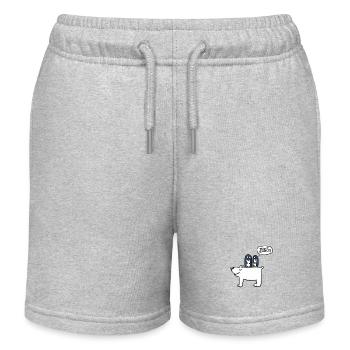 Problèmes de confiance - Short de jogging enfant bio Stanley/Stella - gris chiné - Devant