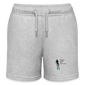 Buddy Check! - Diving Shirt - Kinder Organic Joggingshorts Mini Bolter von Stanley/Stella - Grau meliert - Vorne