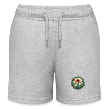 Tiger Lily - Kids Organic Sweat Shorts by Stanley/Stella - heather grey - Front