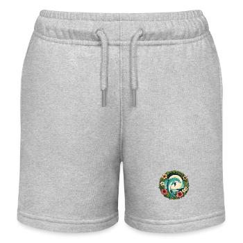 Dolphin - Kids Organic Sweat Shorts by Stanley/Stella - heather grey - Front