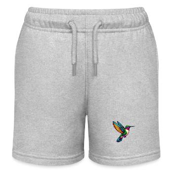 Colibri - Short de jogging enfant bio Stanley/Stella - gris chiné - Devant