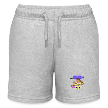 Ich bin in den 90er Jahren ohne Internet aufgewachsen - Kinder Organic Joggingshorts Mini Bolter von Stanley/Stella - Grau meliert - Vorne