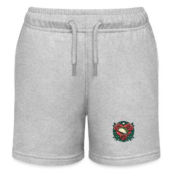Taco Lovers Taco Dienstag - Kinder Organic Joggingshorts Mini Bolter von Stanley/Stella - Grau meliert - Vorne