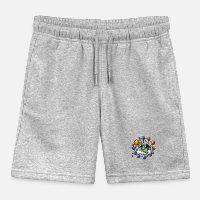 Math Game Kids Organic Sweat Shorts by Stanley/Stella