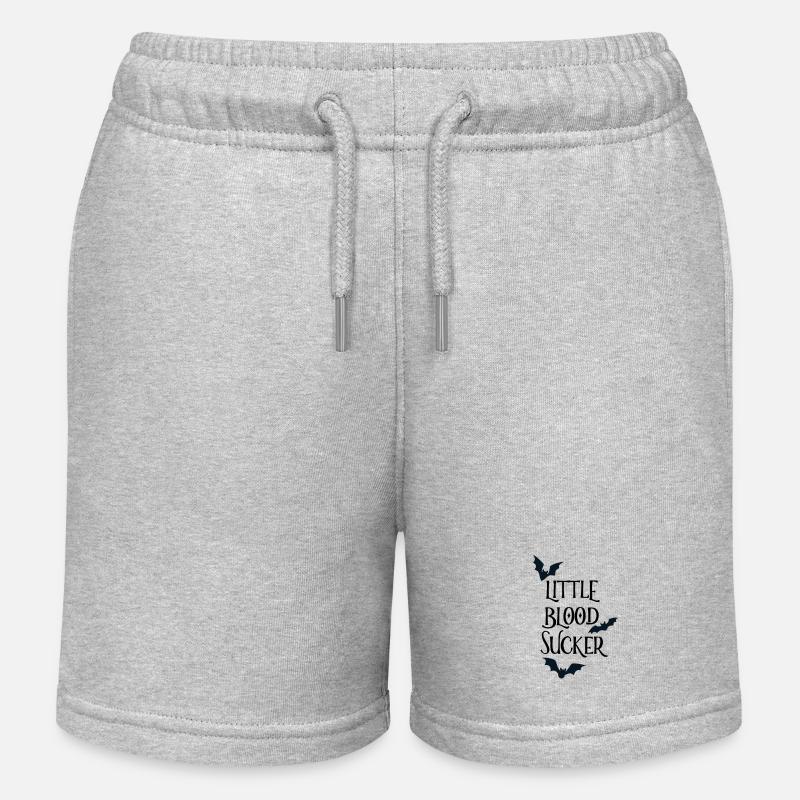 Petit suceur de sang - Short de jogging enfant bio Stanley/Stella - gris chiné