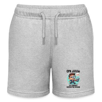CPA : Number Ninja Esquivant le contact visuel Comptable - Short de jogging enfant bio Stanley/Stella - gris chiné - Devant